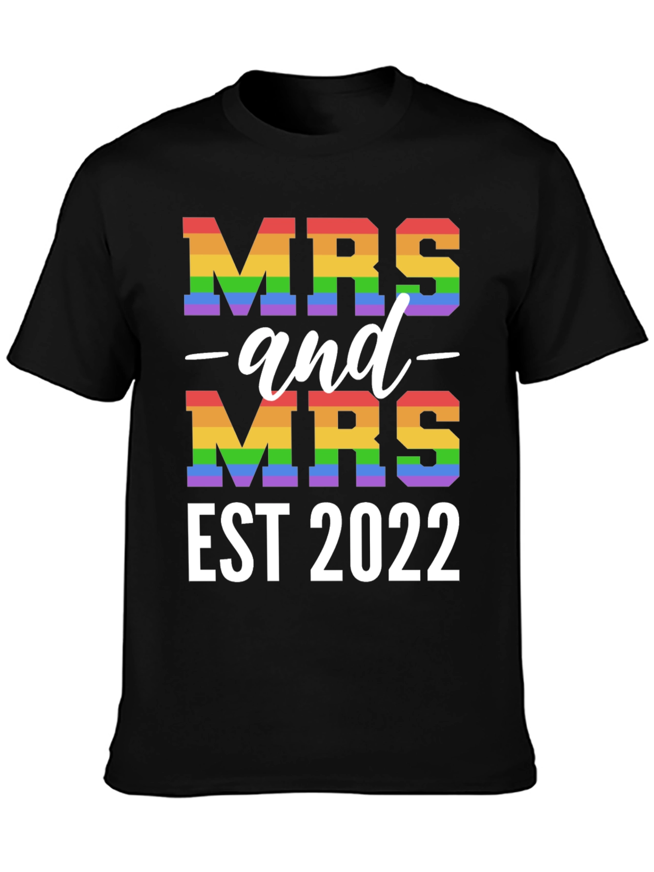 Mrs and Mrs EST 2022 Pride T-Shirt