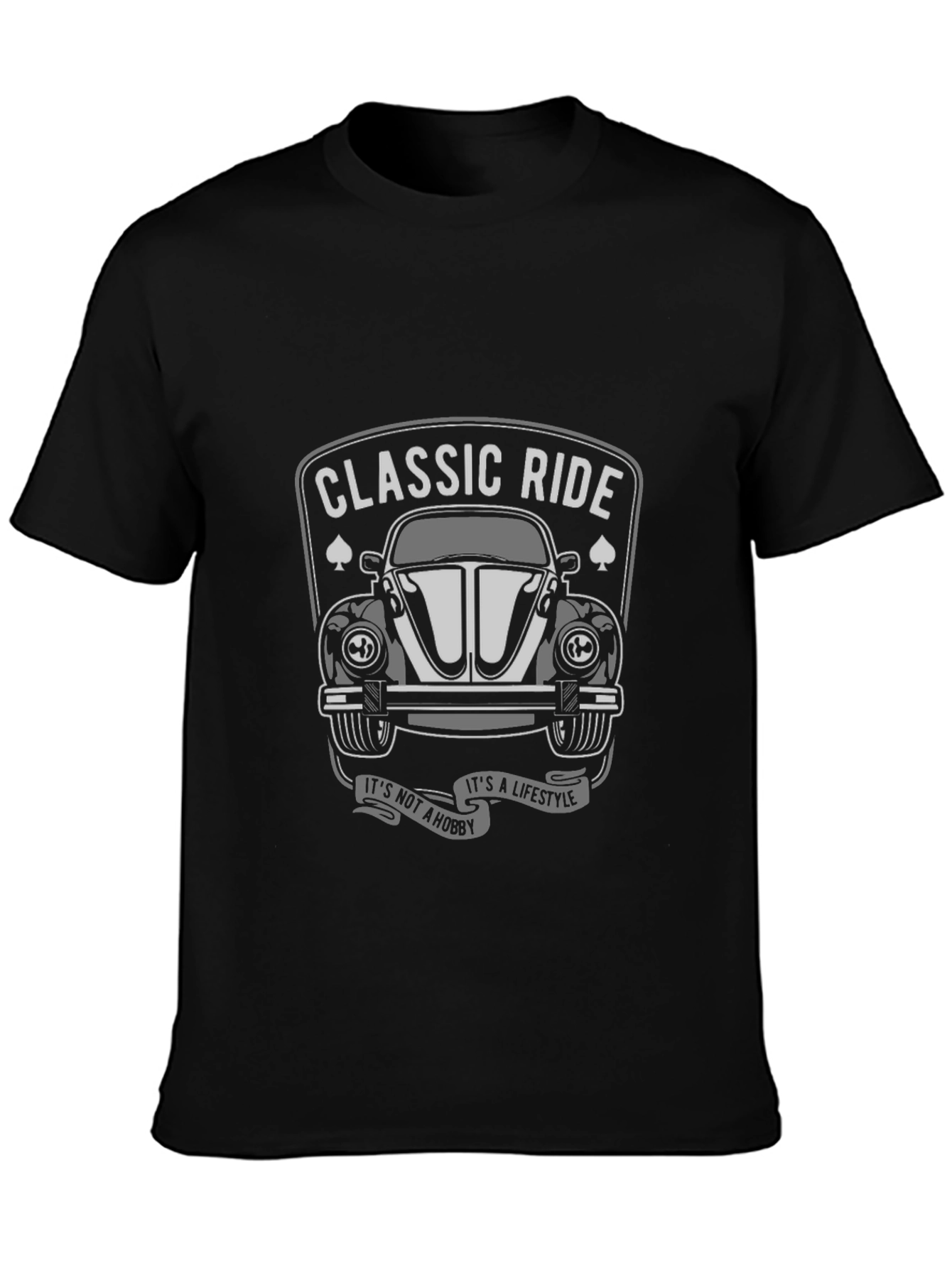 Classic Ride Beetle Car Graphic T-Shirt