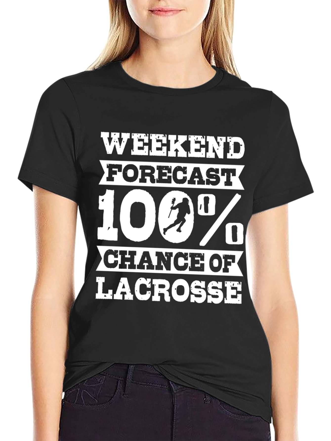 Weekend Forecast Lacrosse T-Shirt