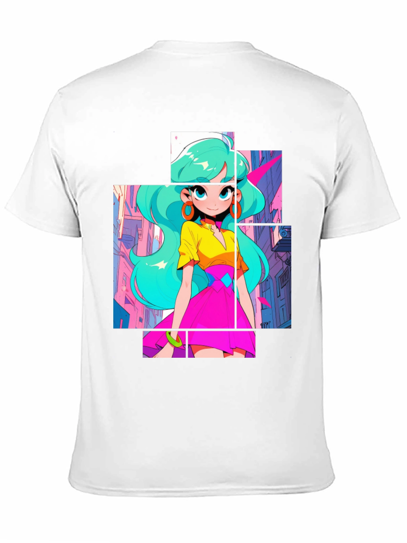 Anime Girl Graphic Tee - Cool Street Style