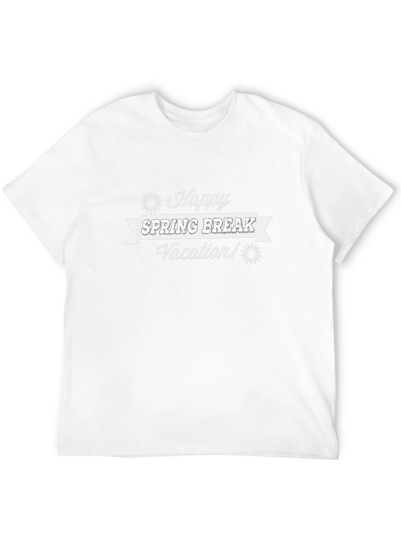 Happy Spring Break Vacation Graphic T-Shirt
