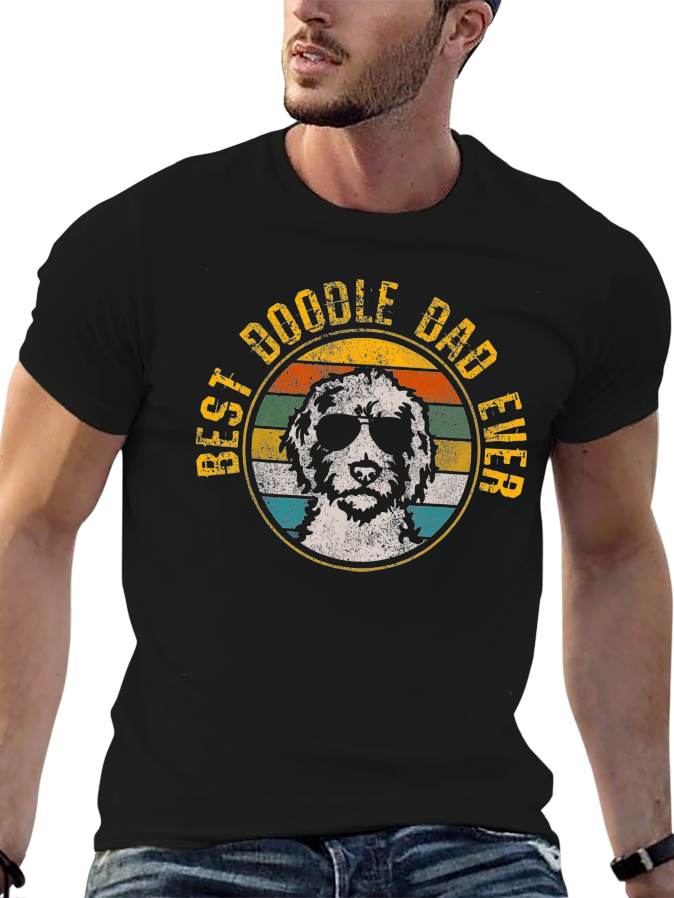 Best Doodle Dad Ever T-Shirt - Dog Lover Tee
