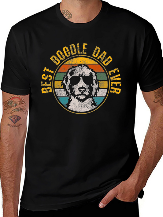 Best Doodle Dad Ever T-Shirt - Dog Lover Tee