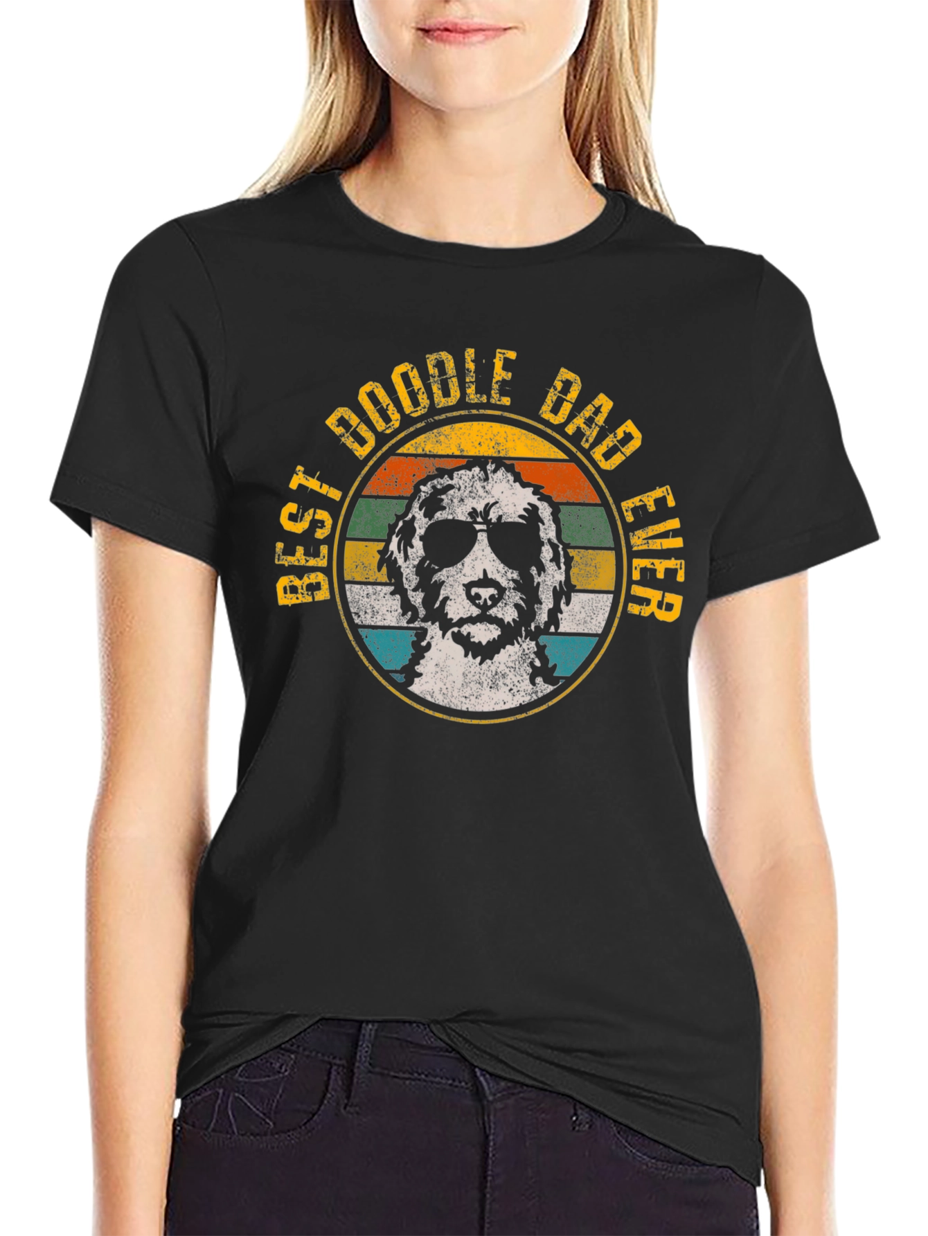Best Doodle Dad Ever T-Shirt - Dog Lover Tee