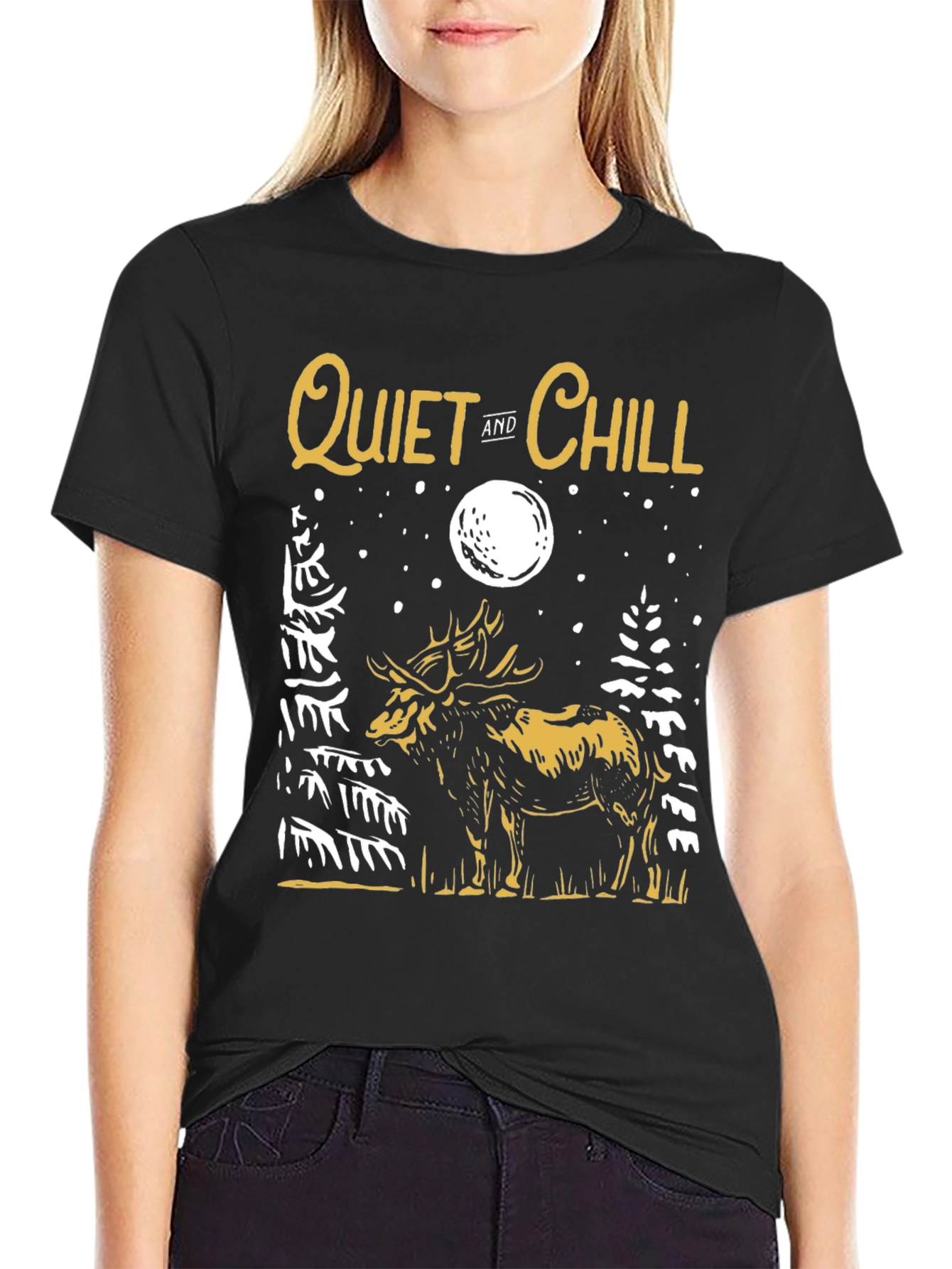 Quiet and Chill Graphic T-Shirt