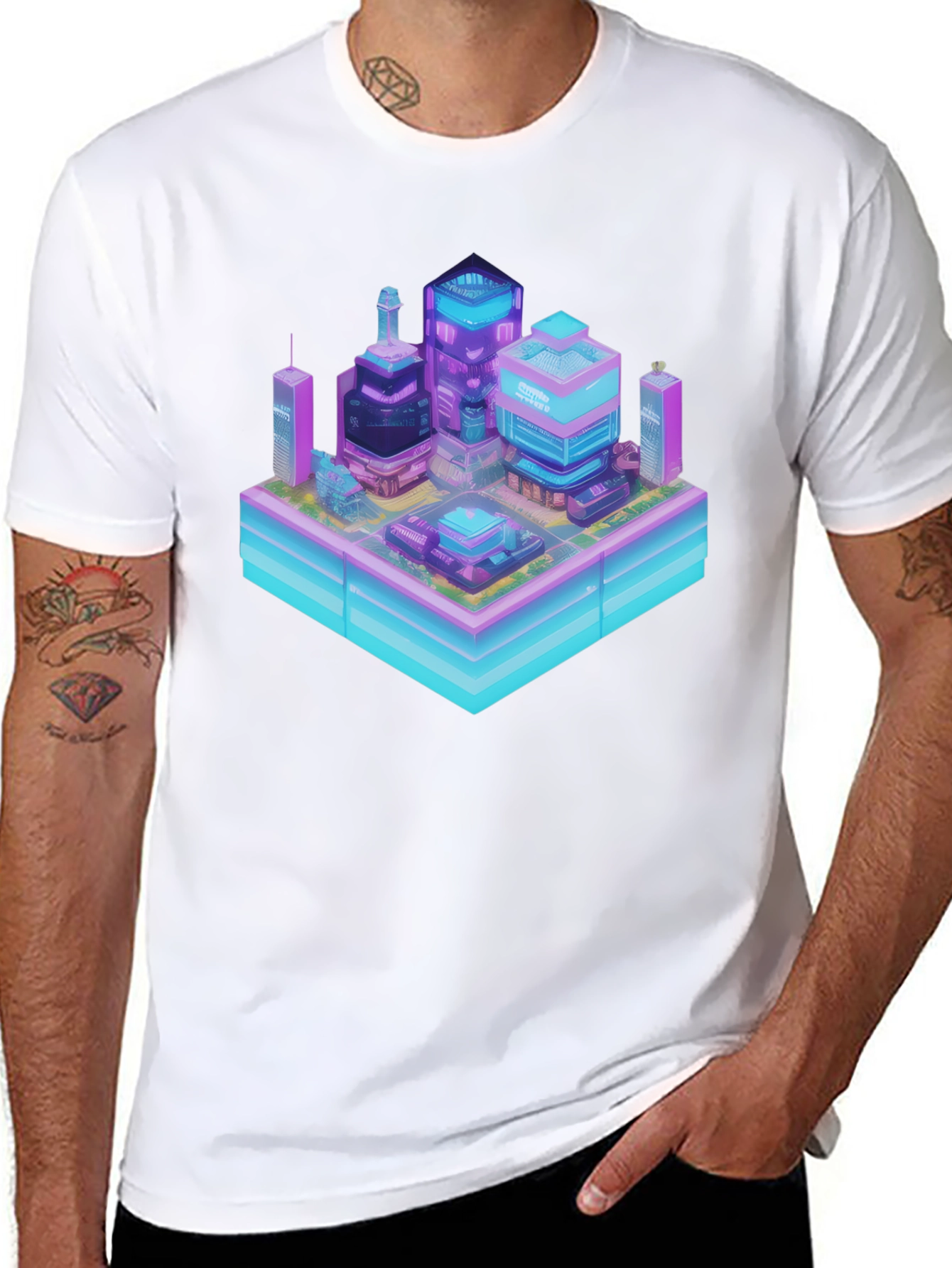 Cyberpunk City T-Shirt