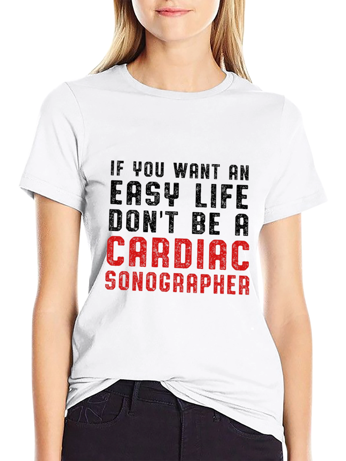 Cardiac Sonographer T-Shirt - Funny Job Tee