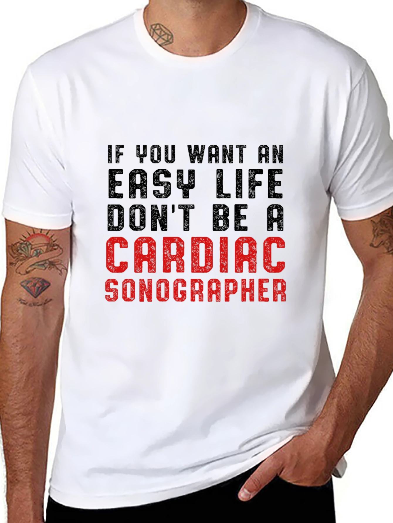 Cardiac Sonographer T-Shirt - Funny Job Tee