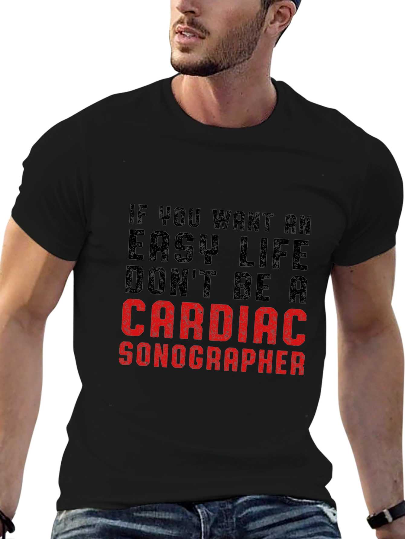 Cardiac Sonographer T-Shirt - Funny Job Tee