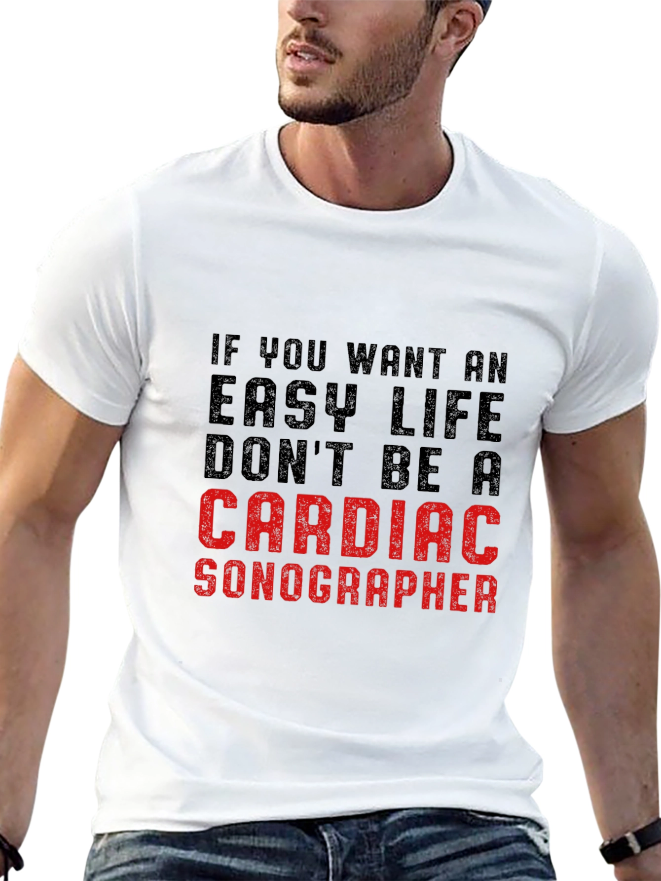 Cardiac Sonographer T-Shirt - Funny Job Tee