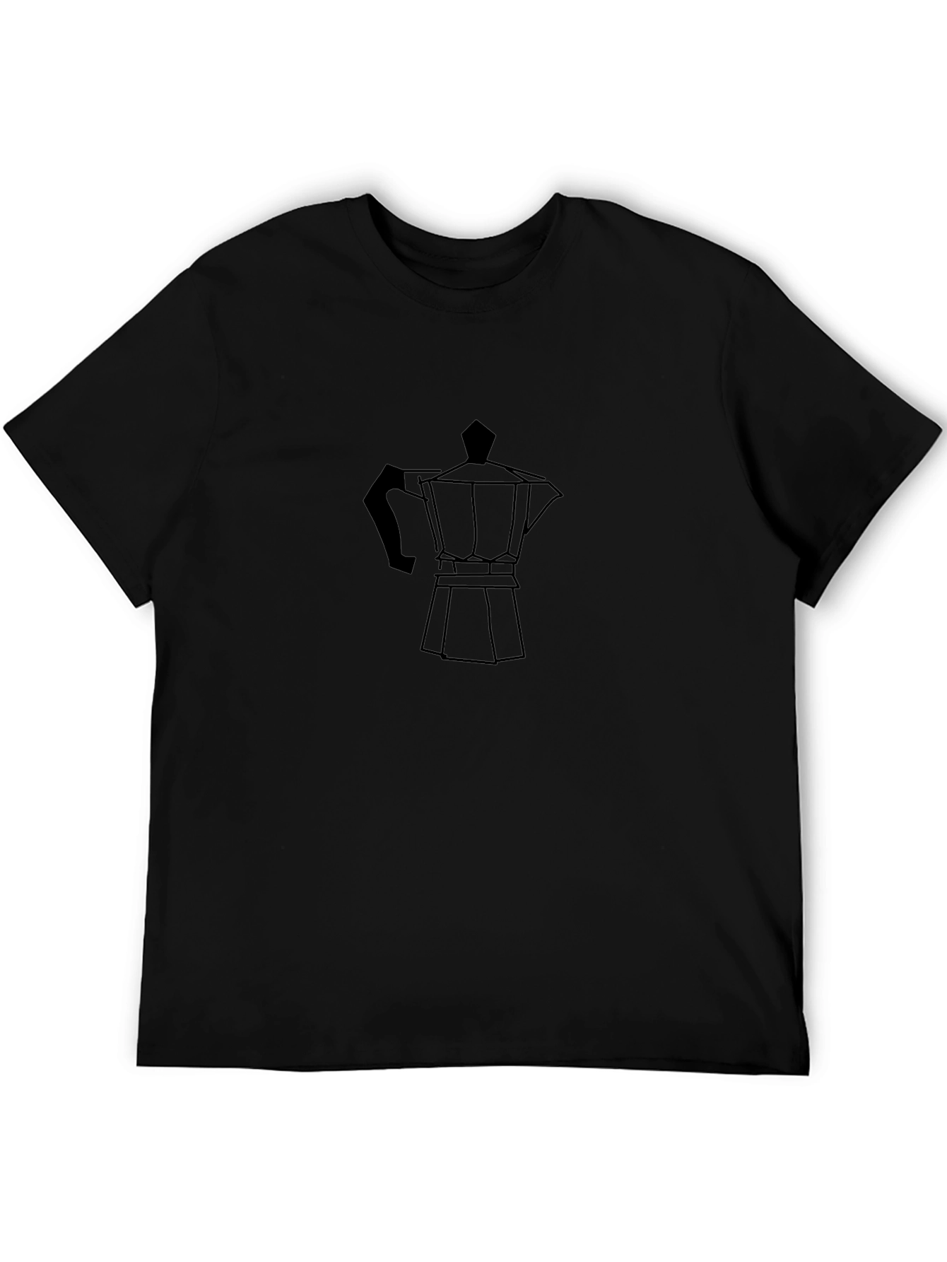 Espresso Coffee Maker Graphic Tee - Black