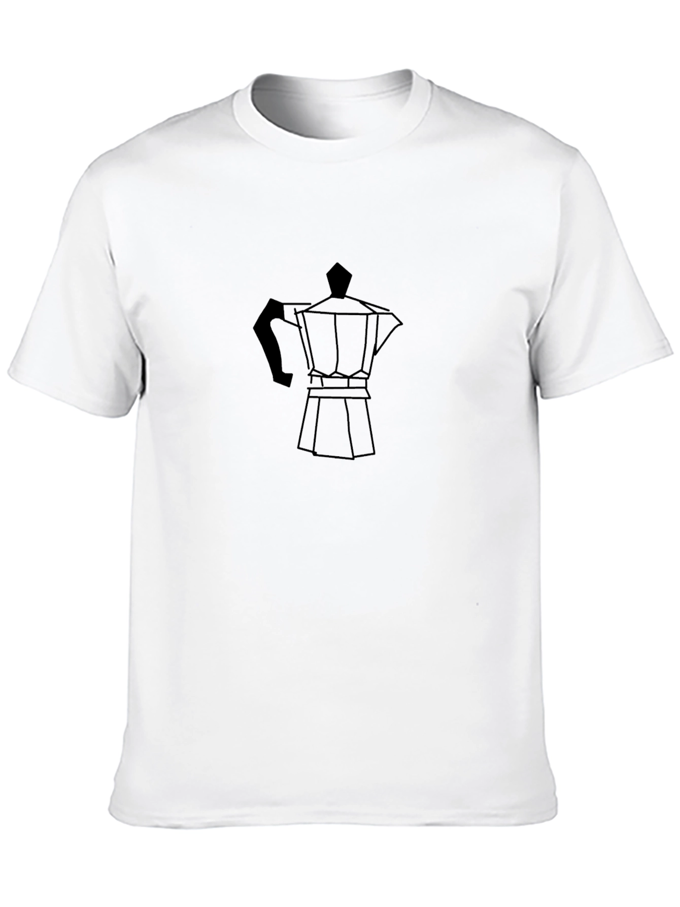 Espresso Coffee Maker Graphic Tee - Black