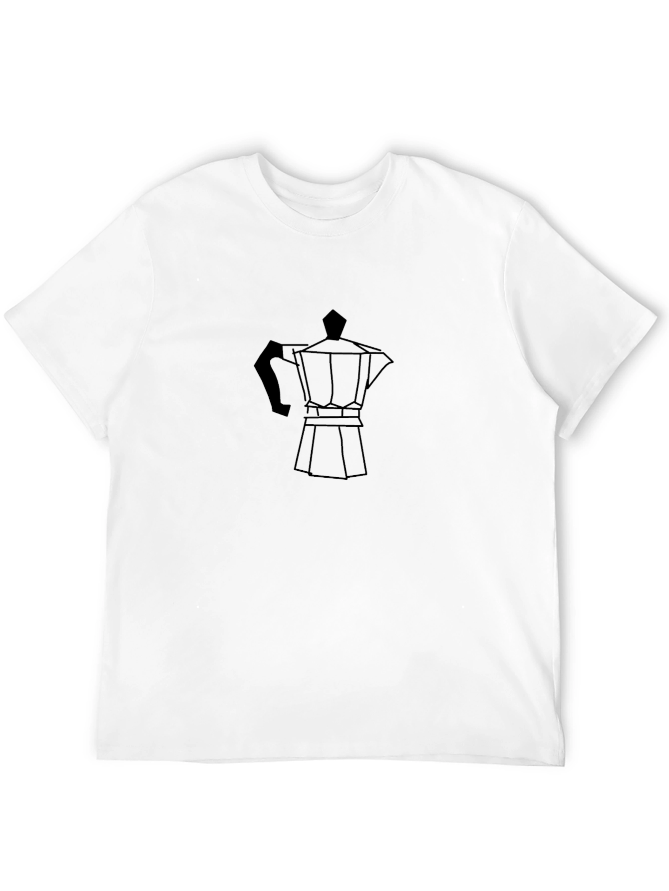 Espresso Coffee Maker Graphic Tee - Black