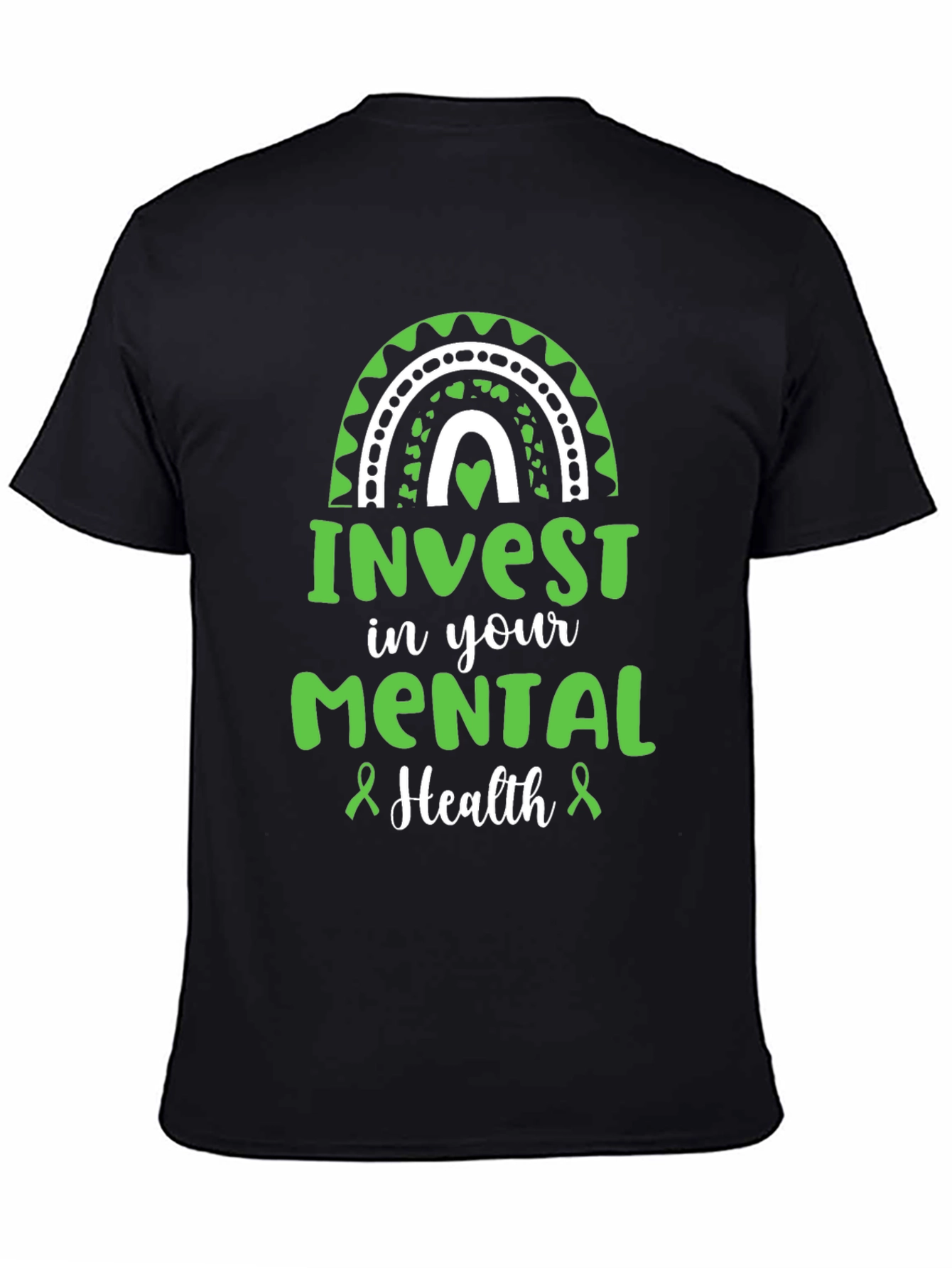 Mental Health Awareness Black T-Shirt