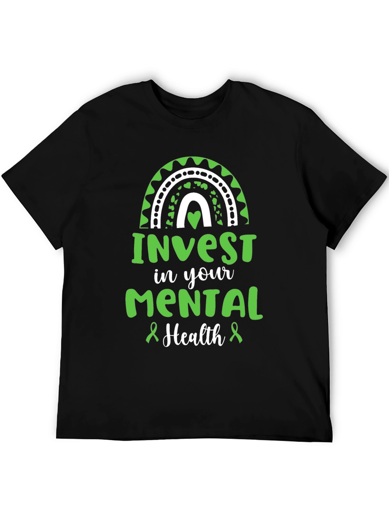 Mental Health Awareness Black T-Shirt