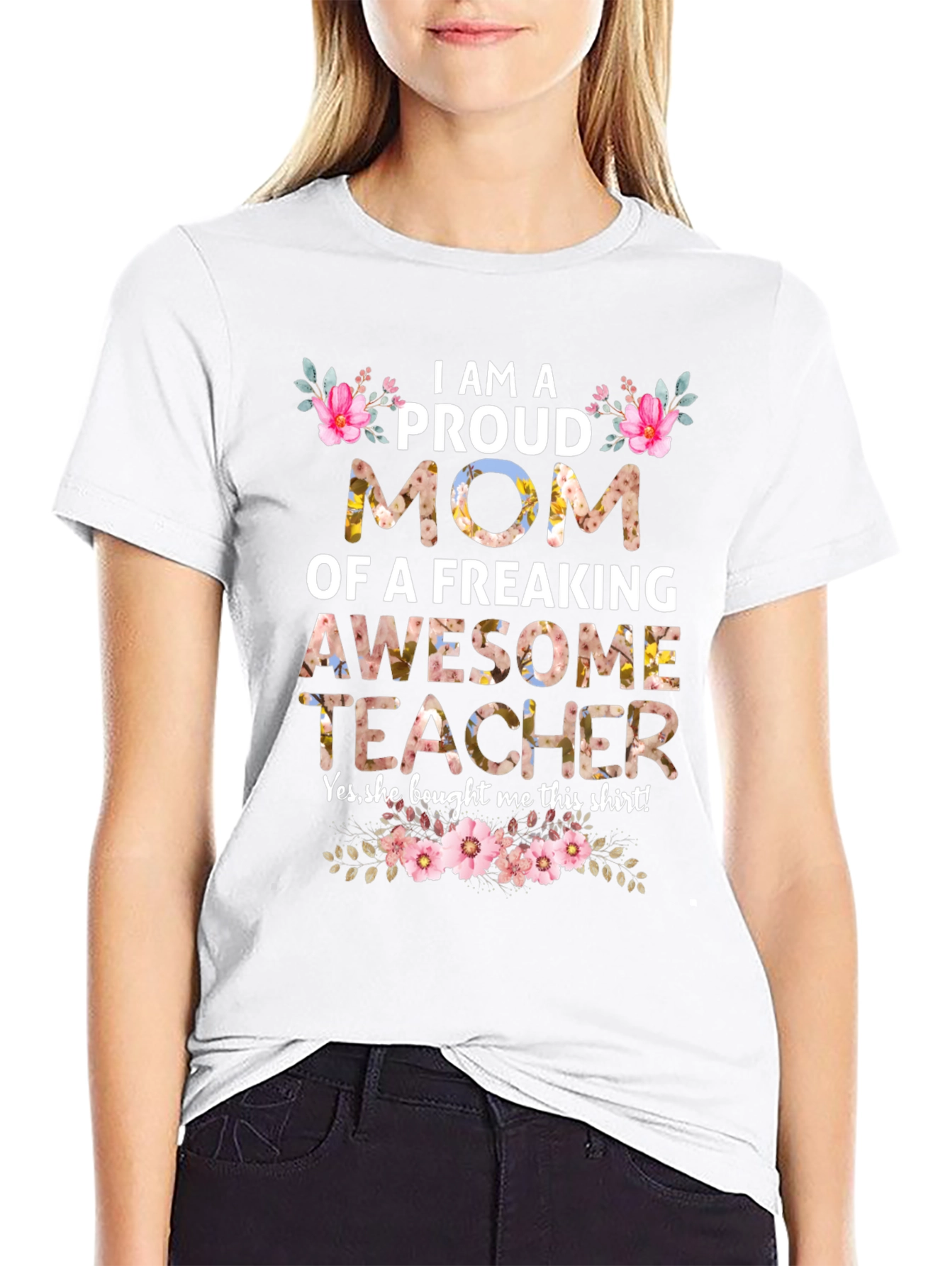 Proud Mom of an Awesome Teacher T-Shirt