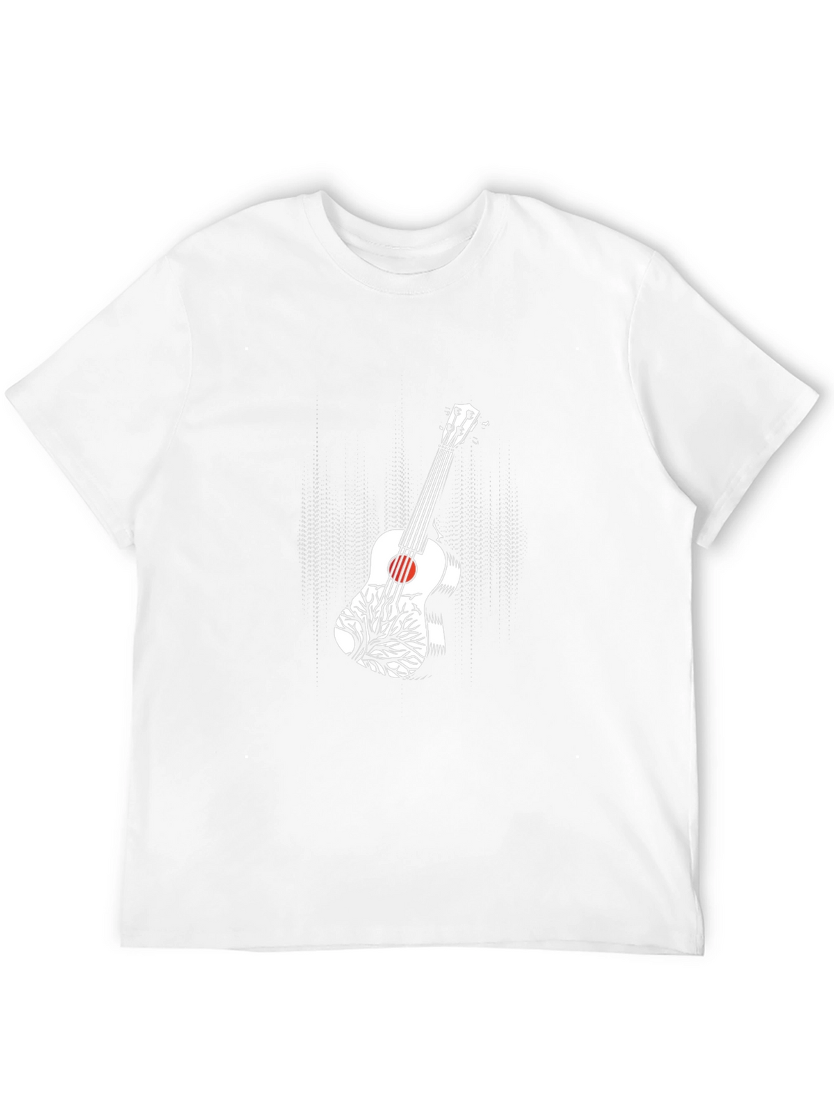 Guitar Tree Graphic T-Shirt - Black