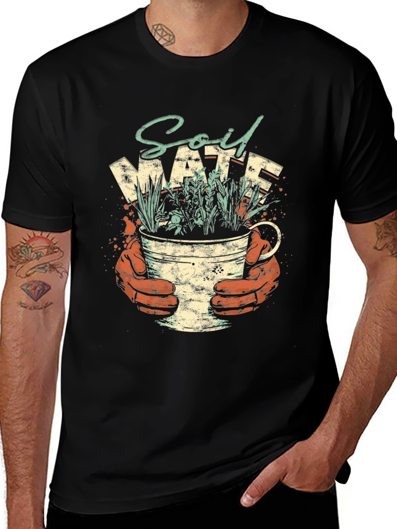 Soil Mate Graphic Tee - Gardening Lovers Shirt