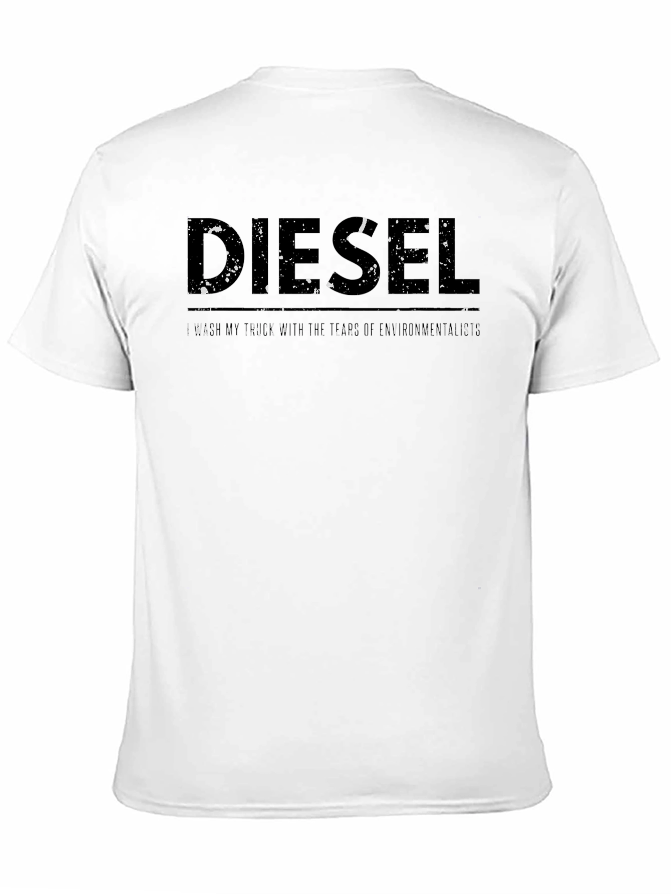 Diesel Graphic Print Mens Black T-Shirt
