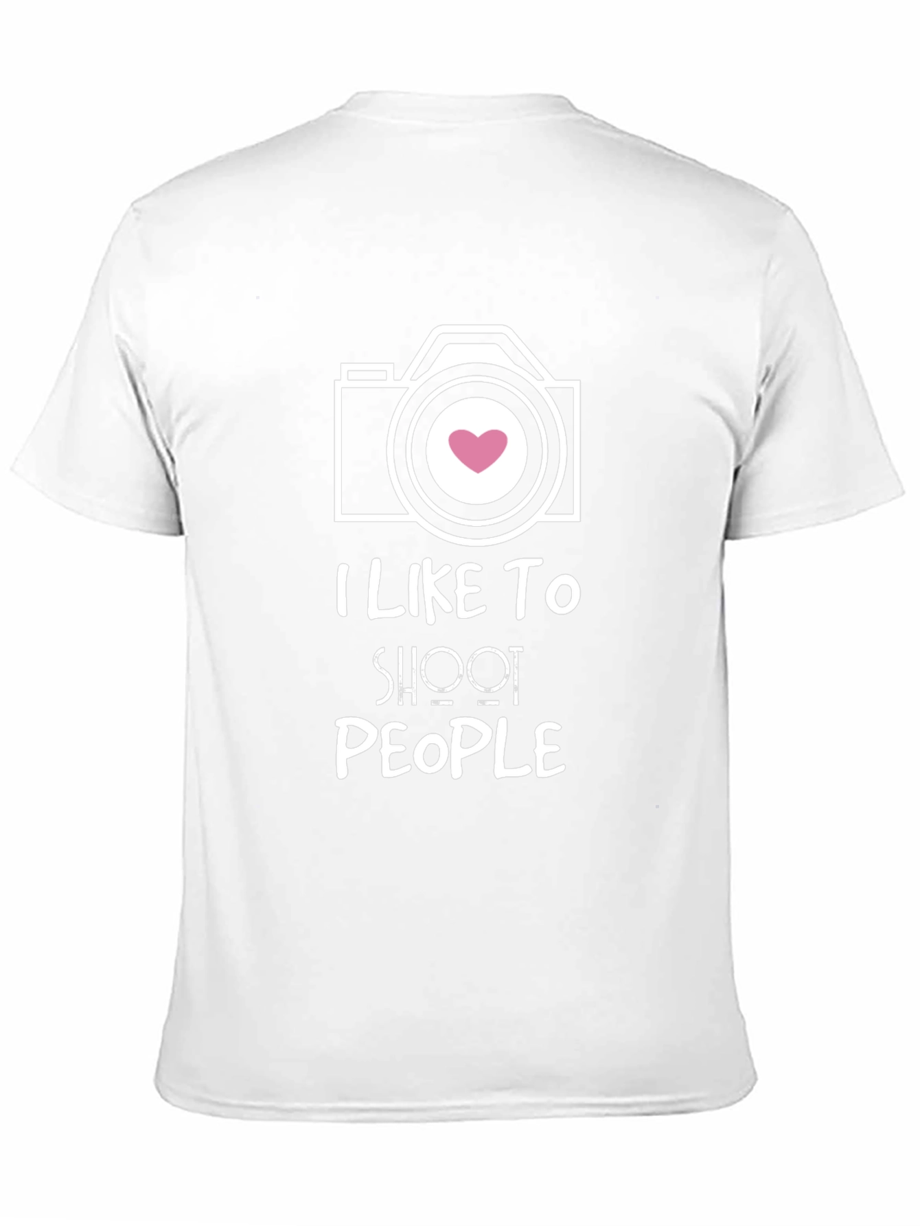 I Like To Shoot People Camera Graphic Tee