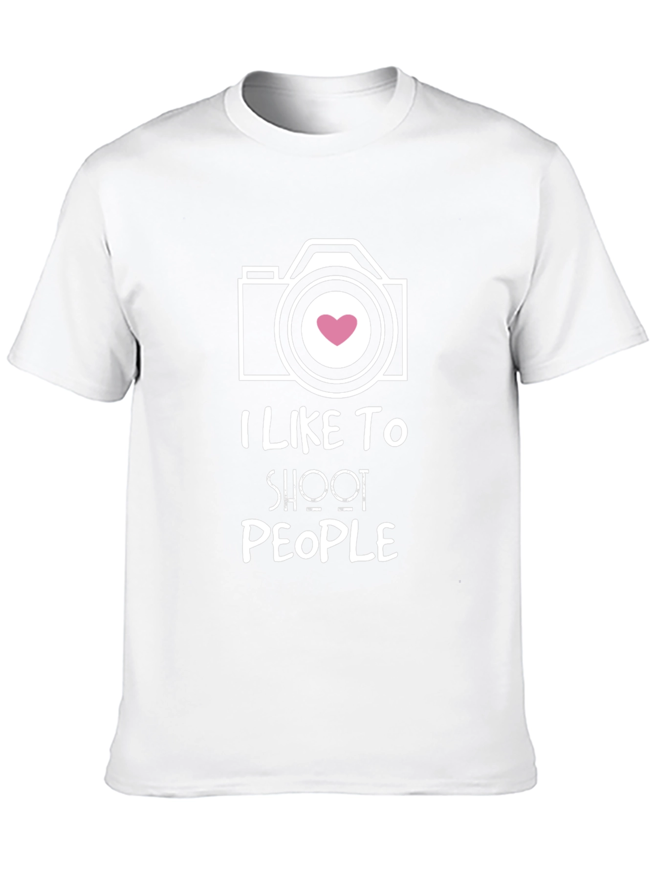 I Like To Shoot People Camera Graphic Tee