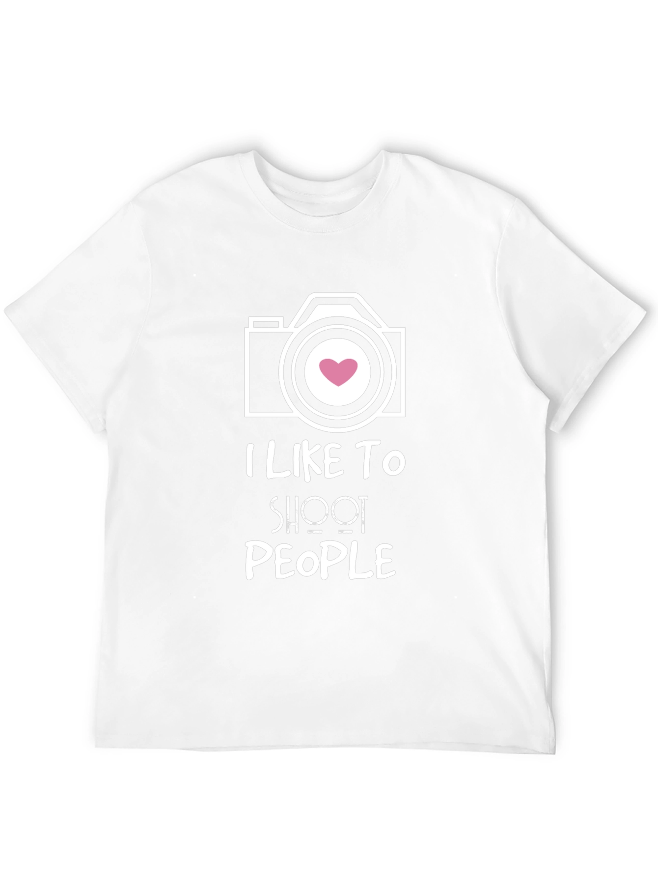 I Like To Shoot People Camera Graphic Tee