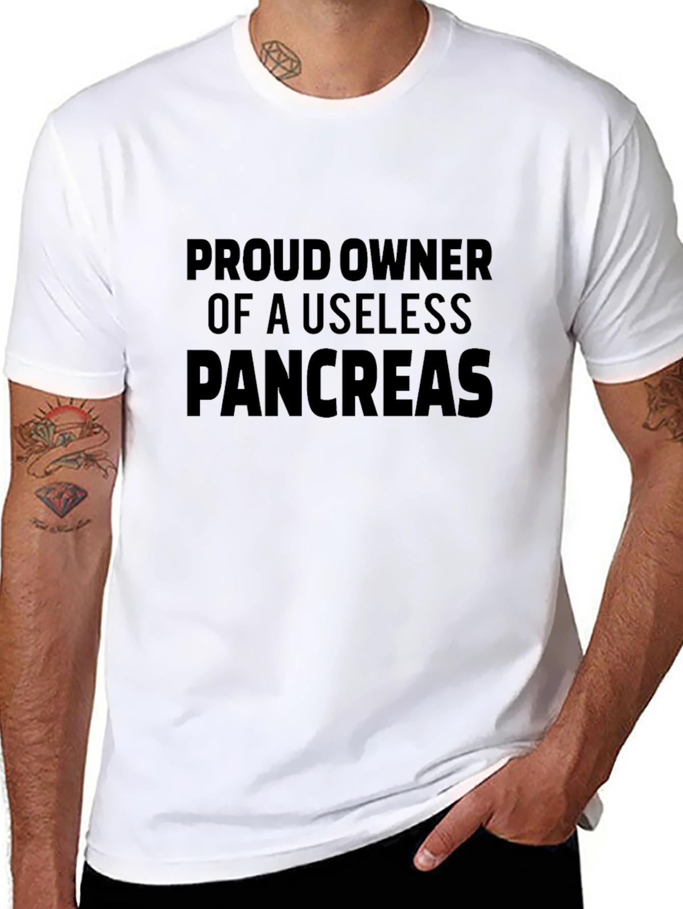 Proud Owner Useless Pancreas Graphic Tee