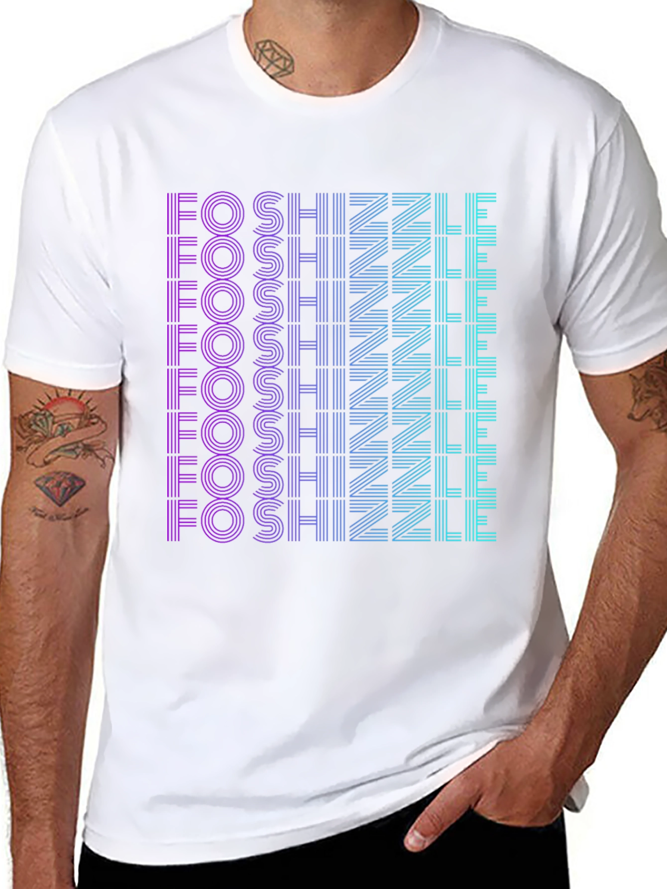 Foshizzle Graphic T-Shirt - Trendy Urban Style