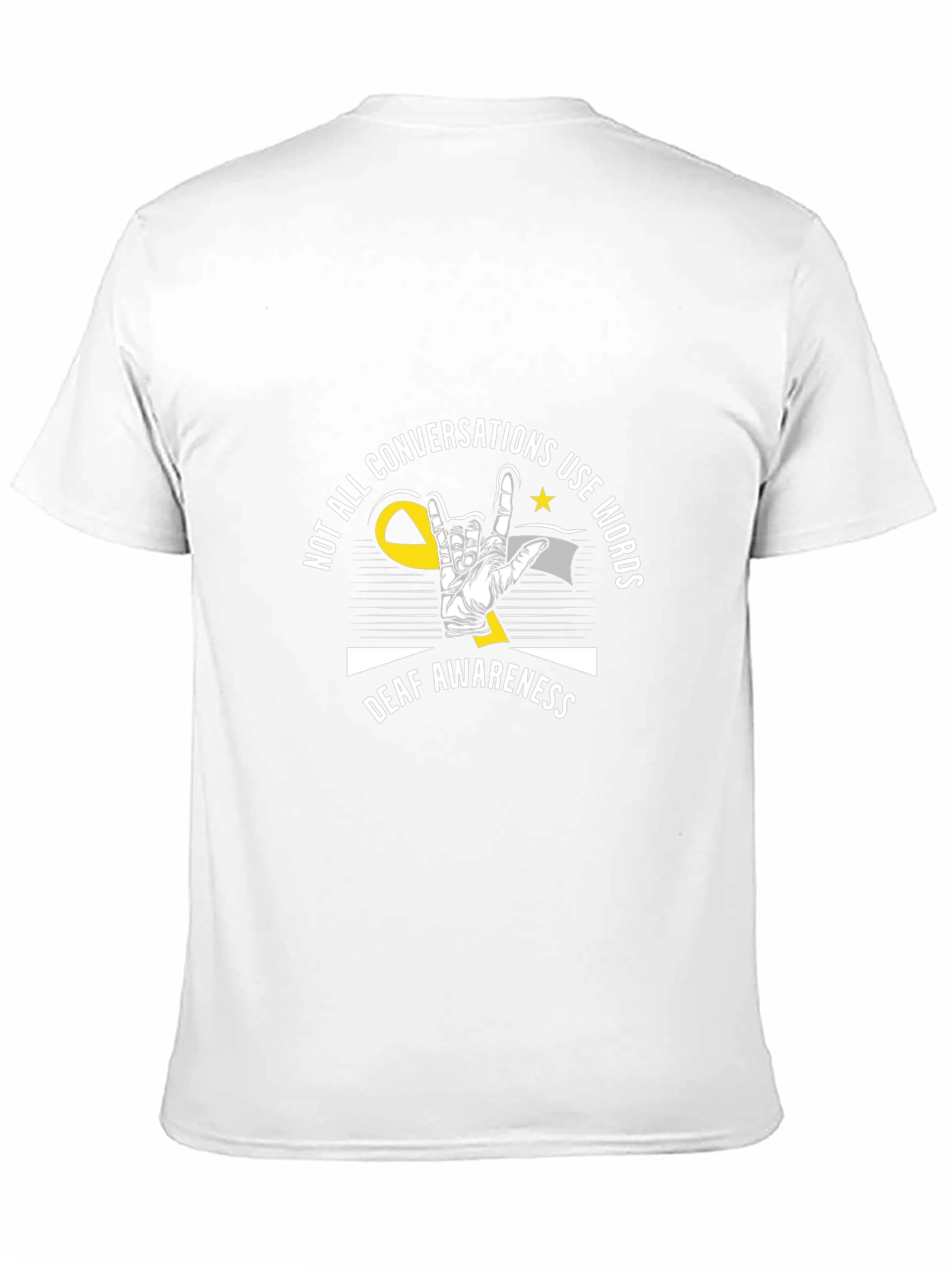 Deaf Awareness Graphic Tee - Sign Language Design
