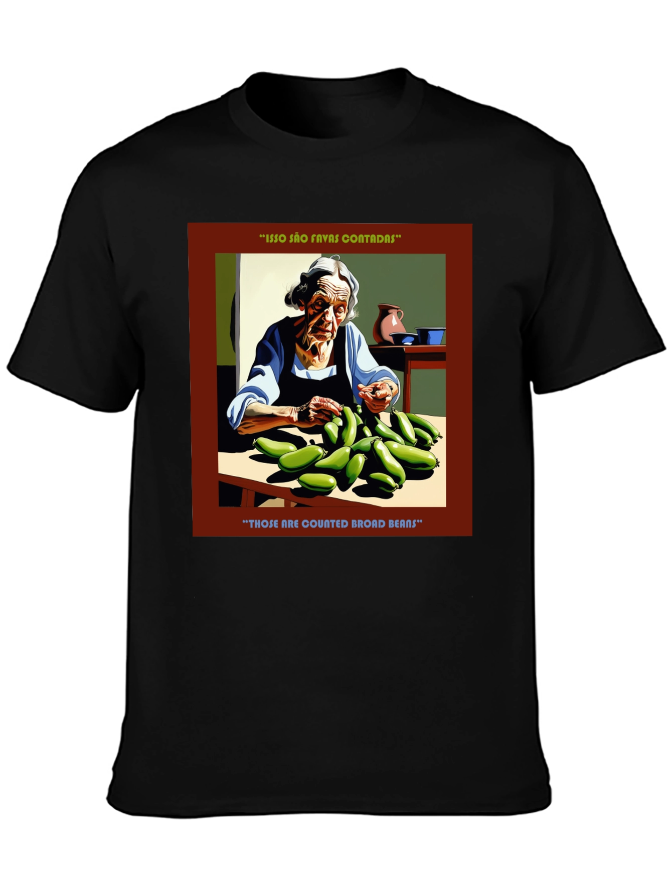 Broad Bean Graphic Tee - Quirky & Comfortable
