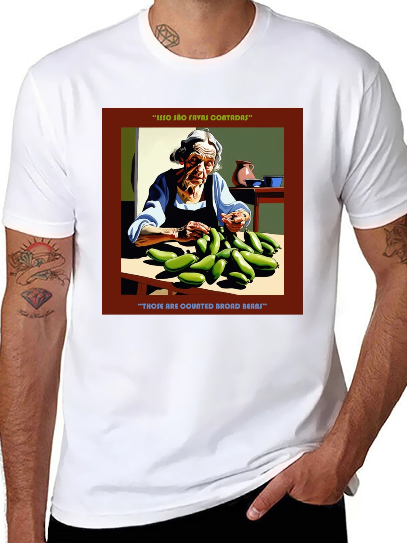 Broad Bean Graphic Tee - Quirky & Comfortable