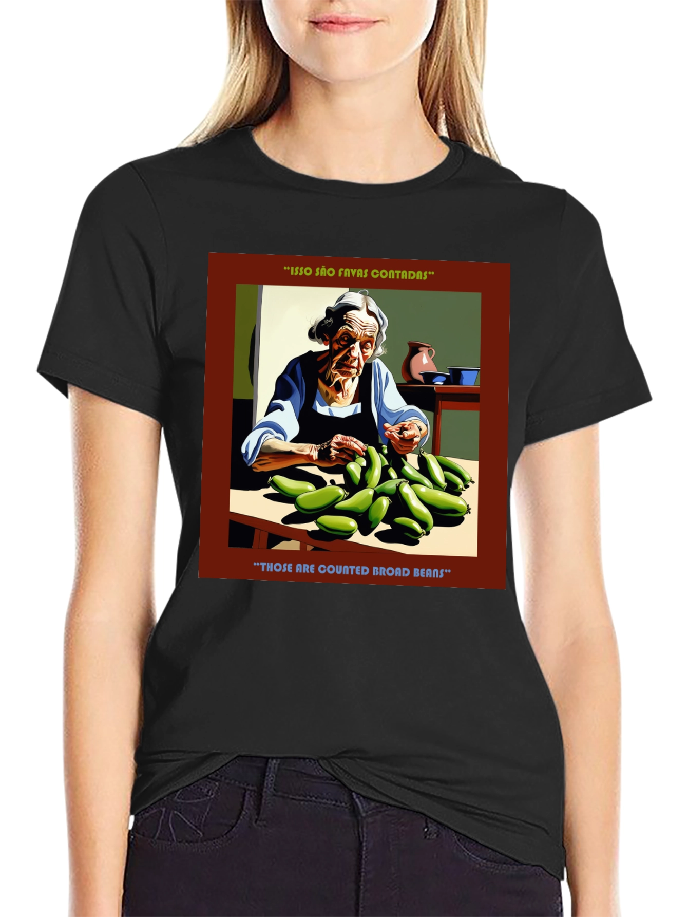 Broad Bean Graphic Tee - Quirky & Comfortable