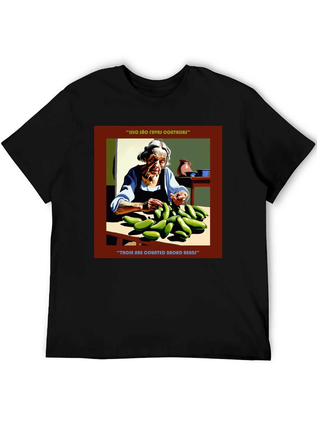 Broad Bean Graphic Tee - Quirky & Comfortable