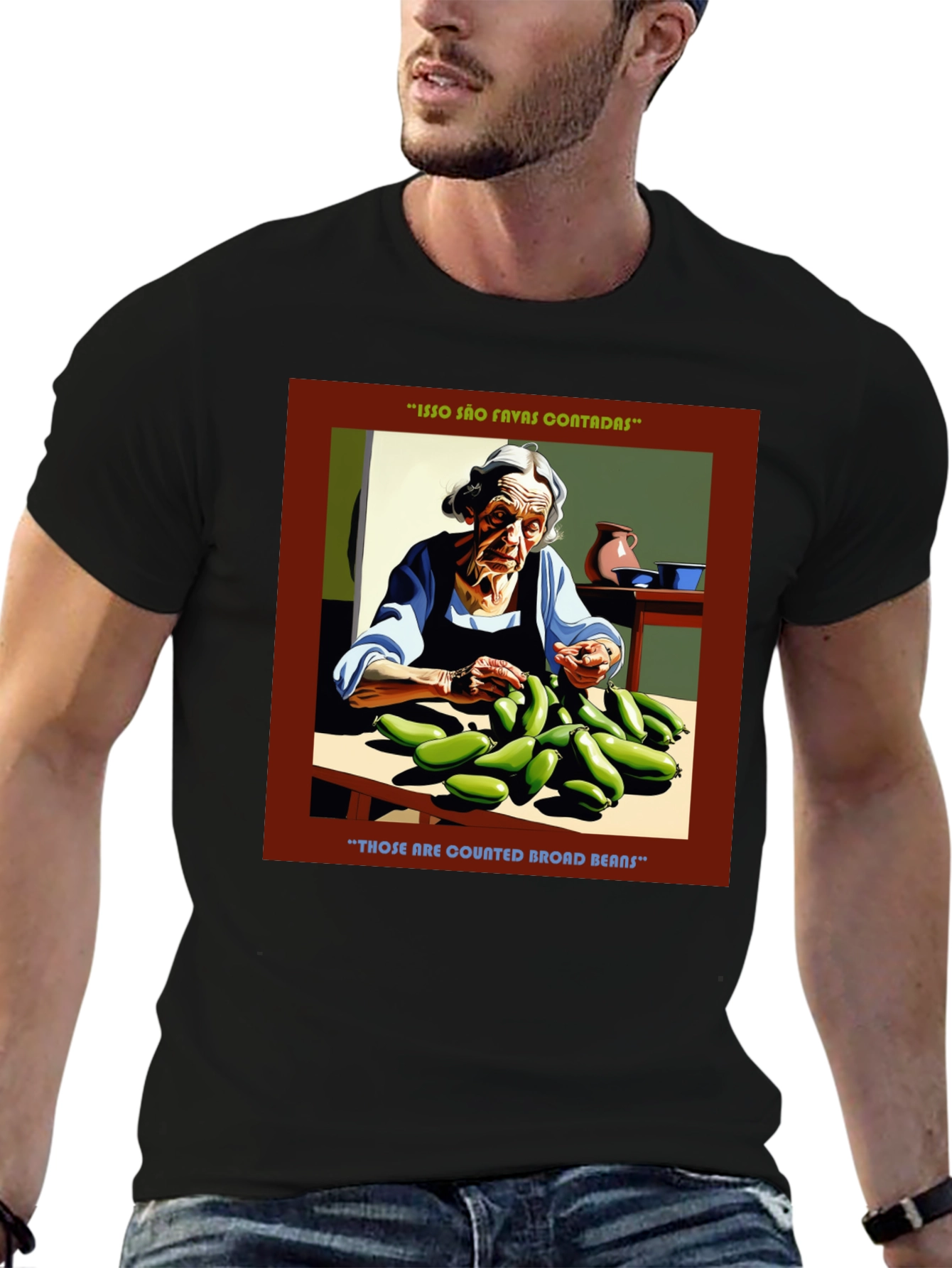 Broad Bean Graphic Tee - Quirky & Comfortable