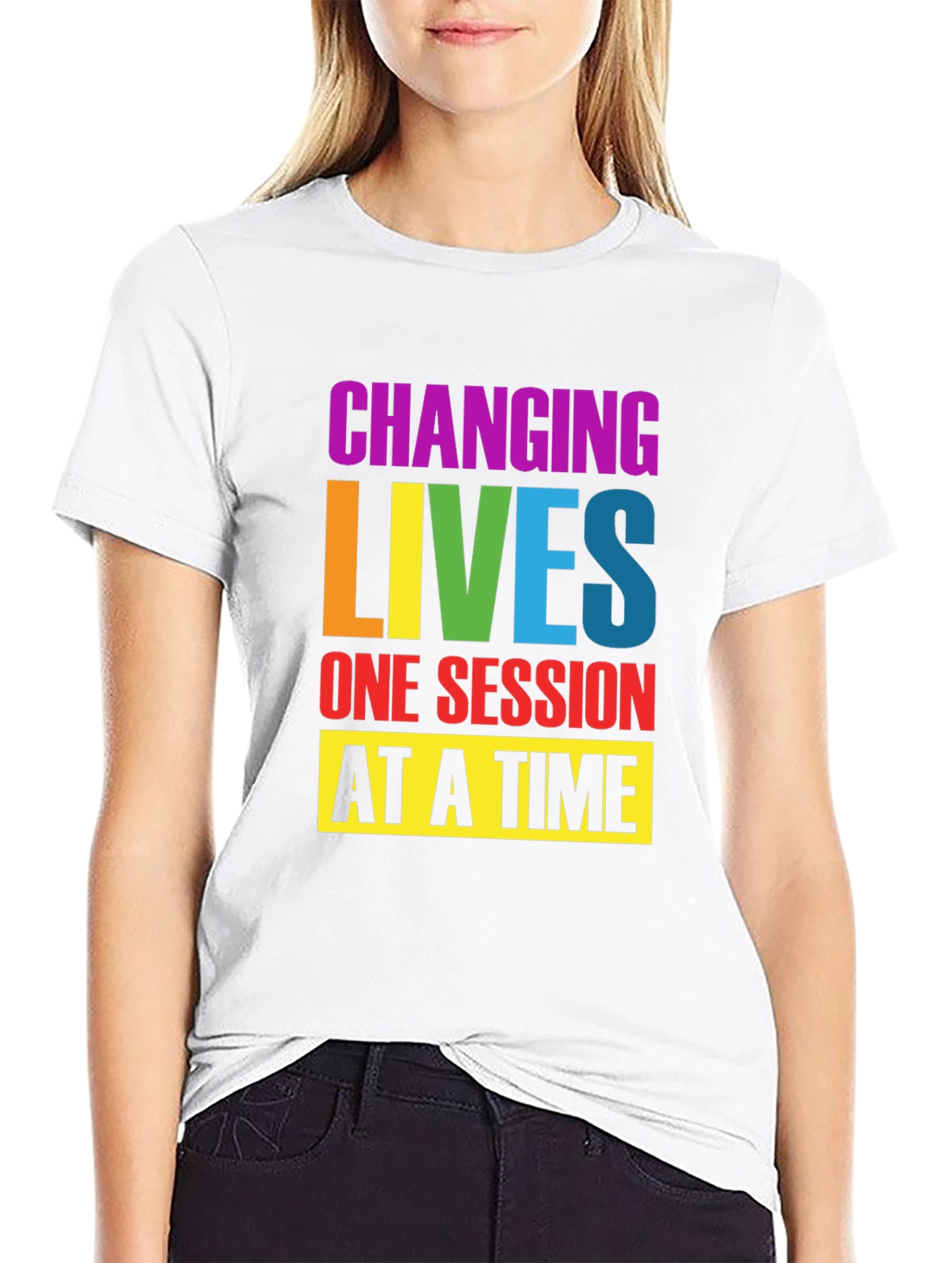 Changing Lives T-Shirt - Therapy Motivational Tee