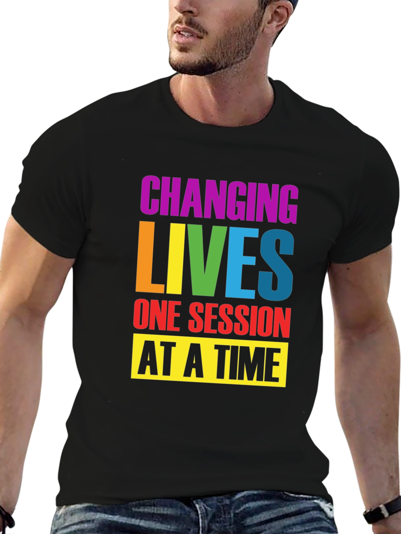 Changing Lives T-Shirt - Therapy Motivational Tee