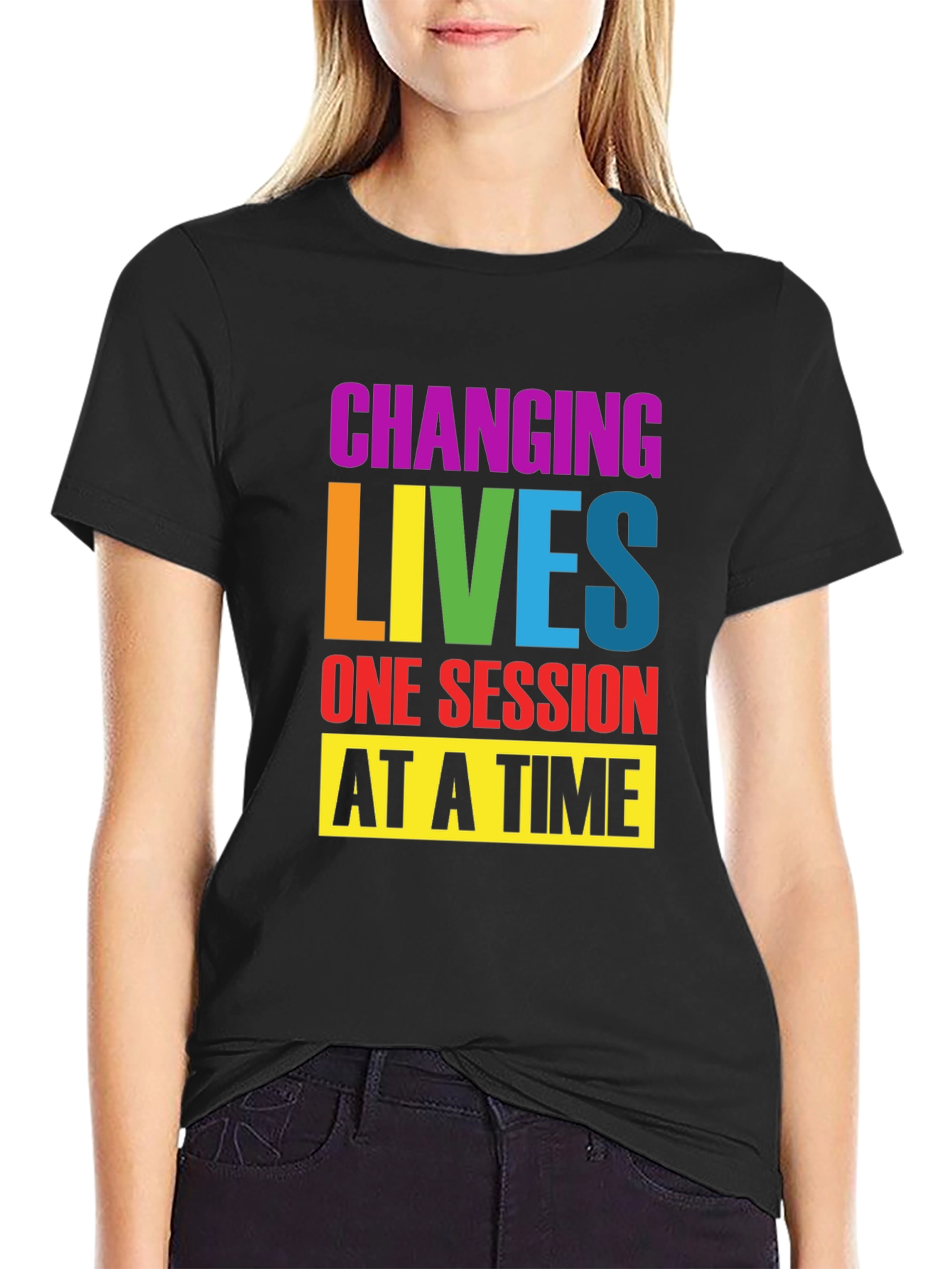 Changing Lives T-Shirt - Therapy Motivational Tee
