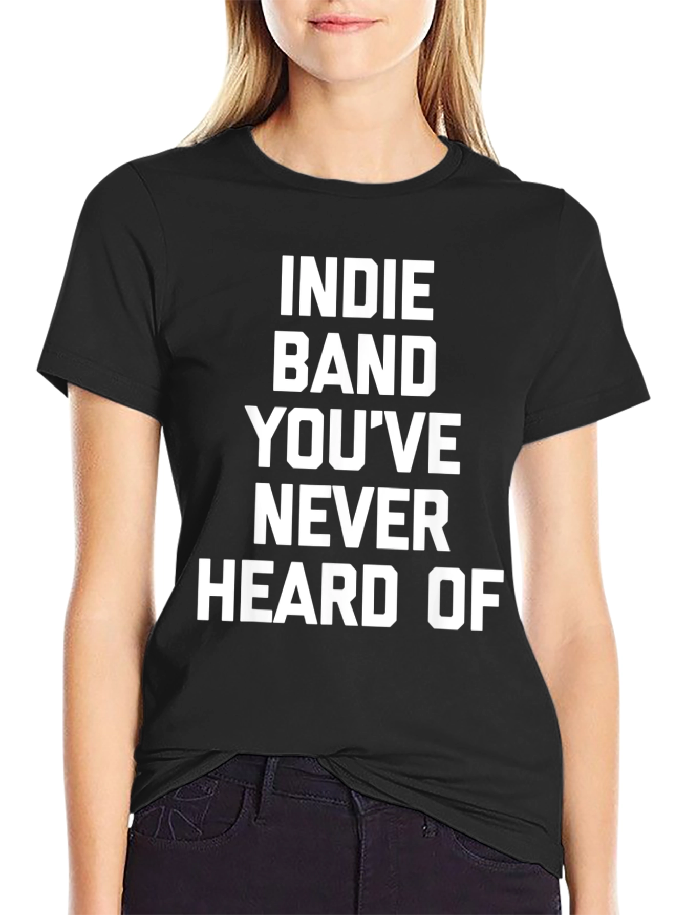 Indie Band T-Shirt - Humorous Graphic Tee