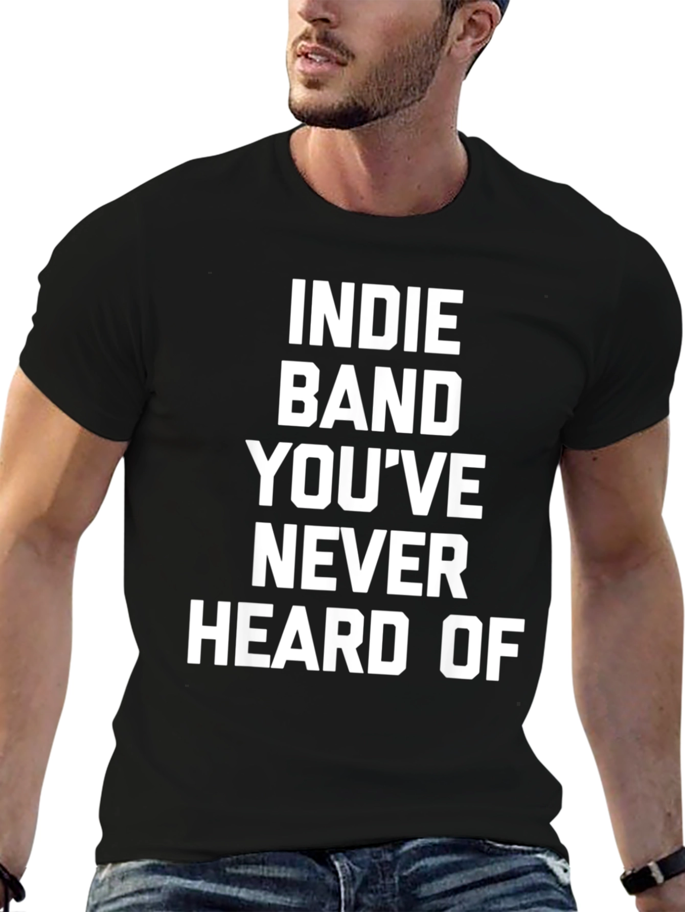 Indie Band T-Shirt - Humorous Graphic Tee