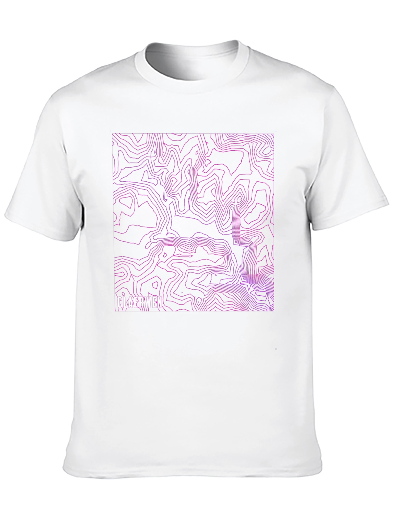 Claerwen Topographic Map Tee - Unique Design