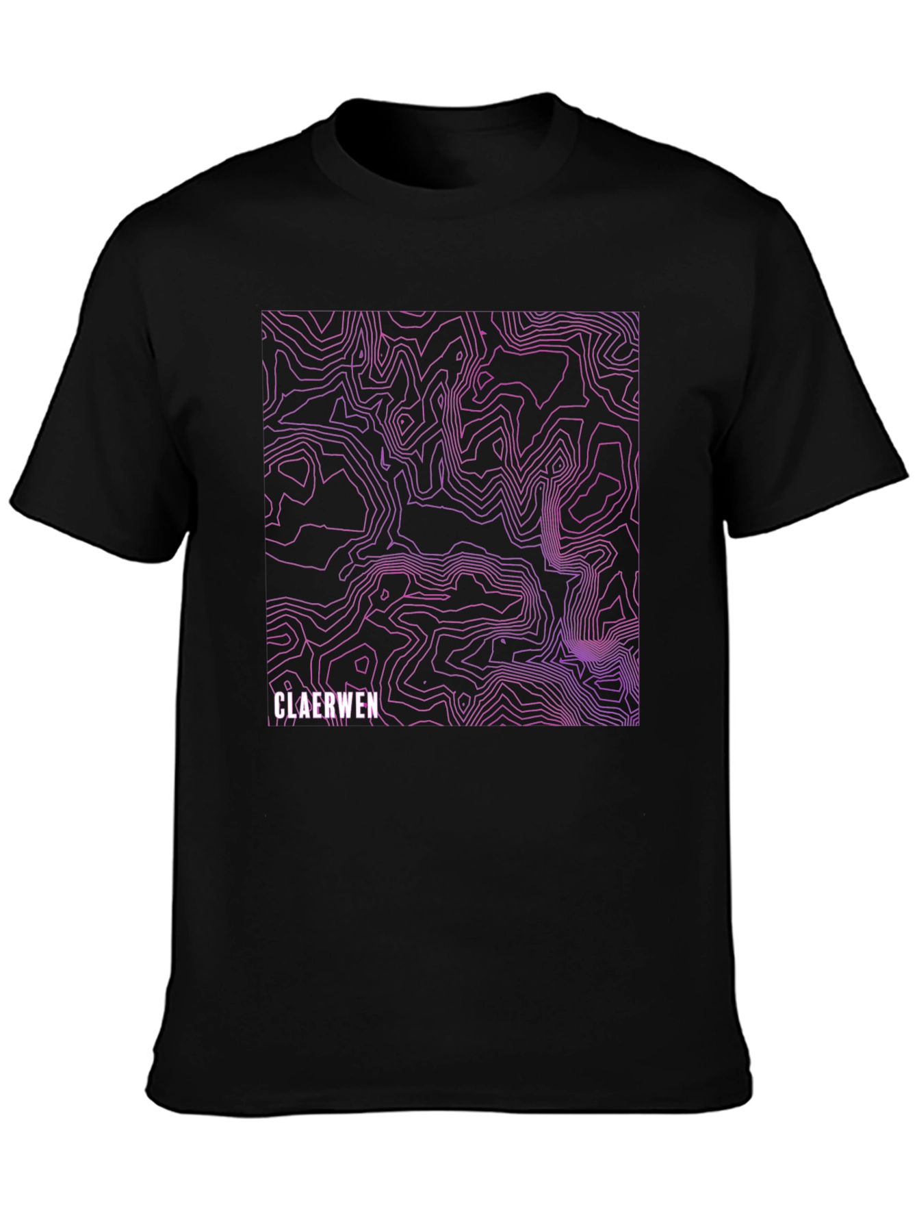 Claerwen Topographic Map Tee - Unique Design