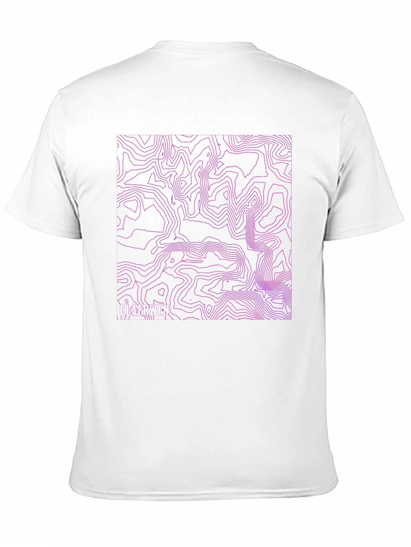 Claerwen Topographic Map Tee - Unique Design