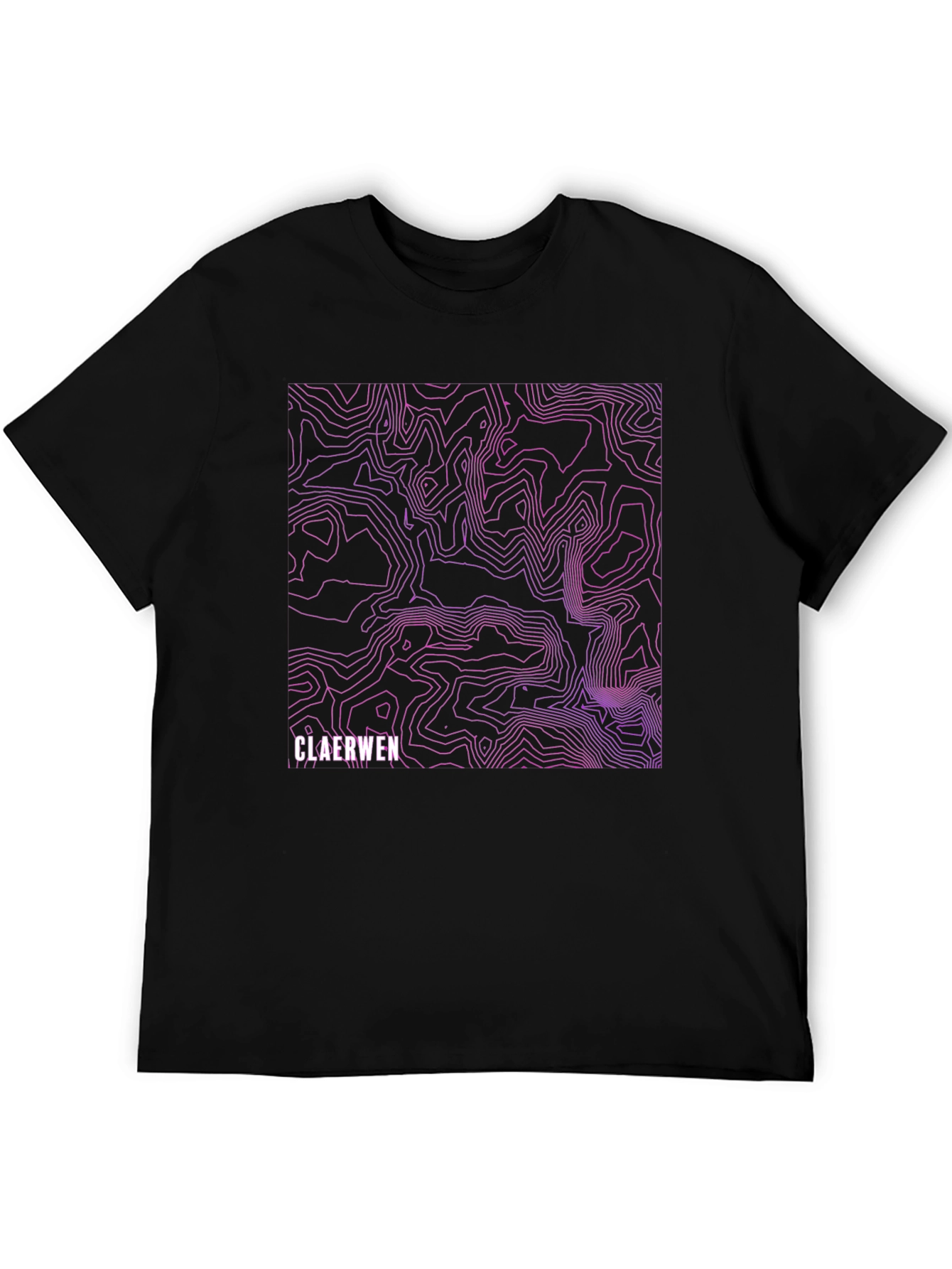 Claerwen Topographic Map Tee - Unique Design