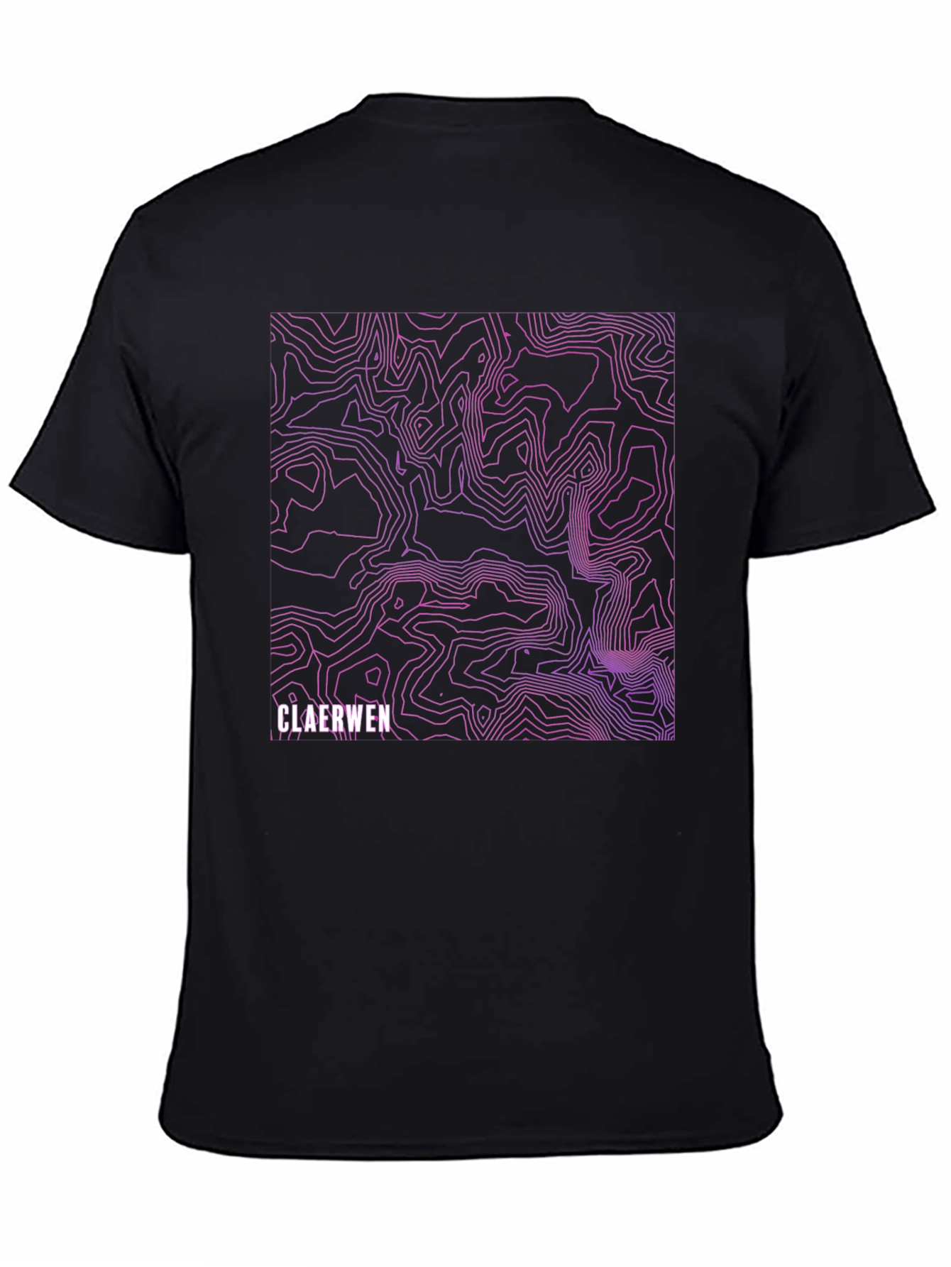 Claerwen Topographic Map Tee - Unique Design