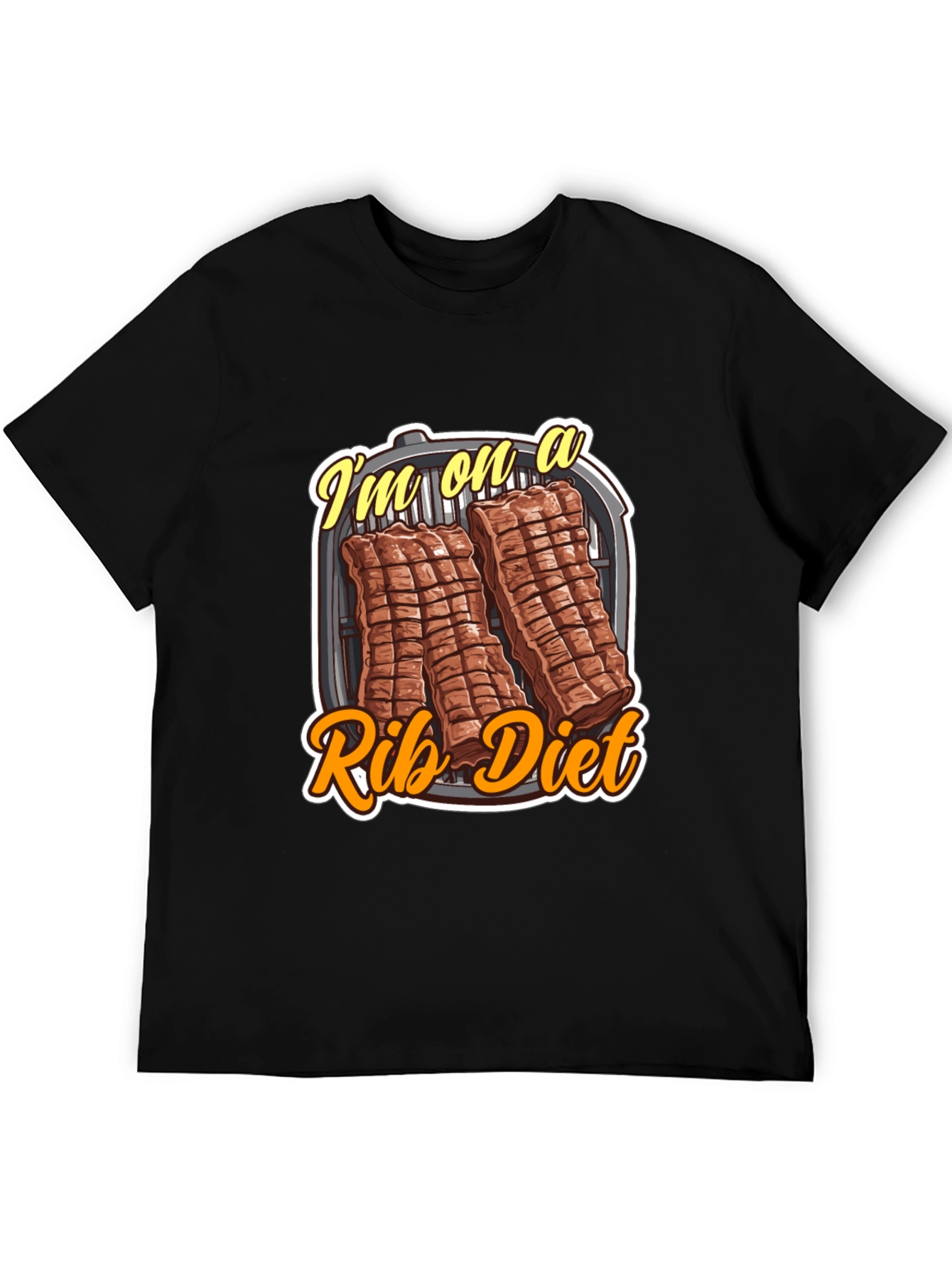 Rib Diet T-Shirt - BBQ Lover Tee