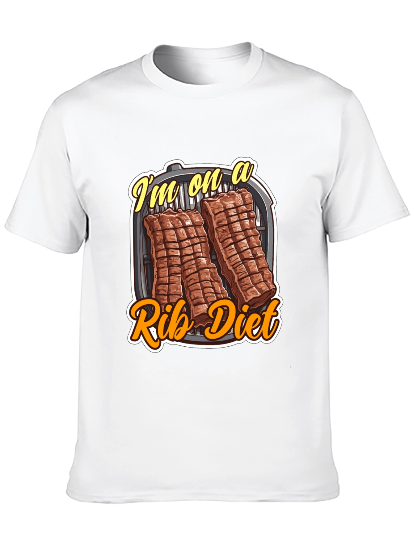 Rib Diet T-Shirt - BBQ Lover Tee