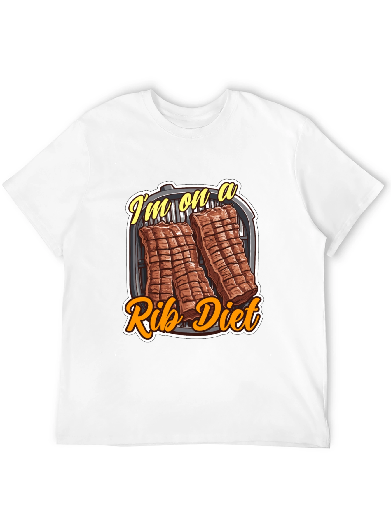 Rib Diet T-Shirt - BBQ Lover Tee