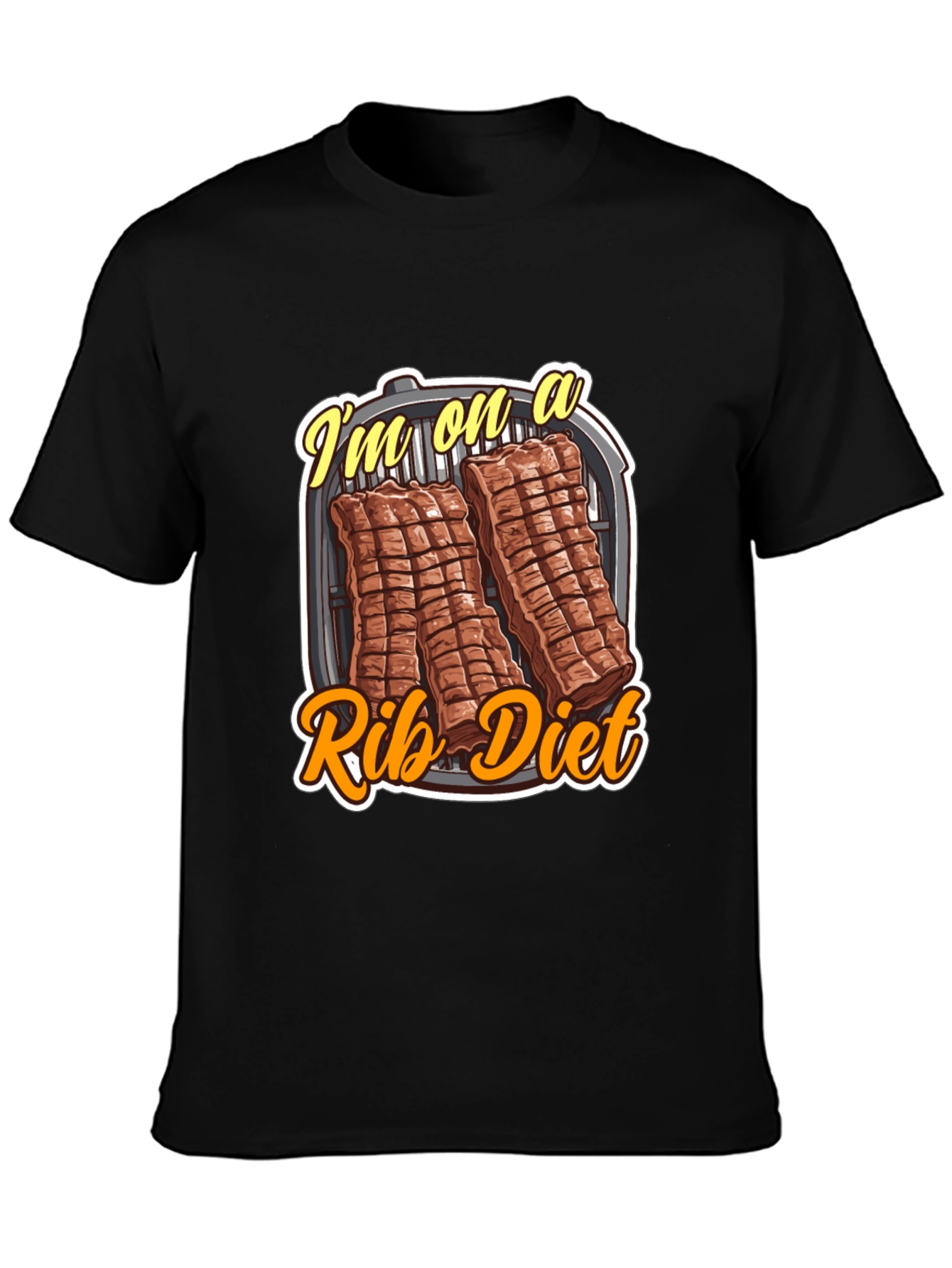 Rib Diet T-Shirt - BBQ Lover Tee