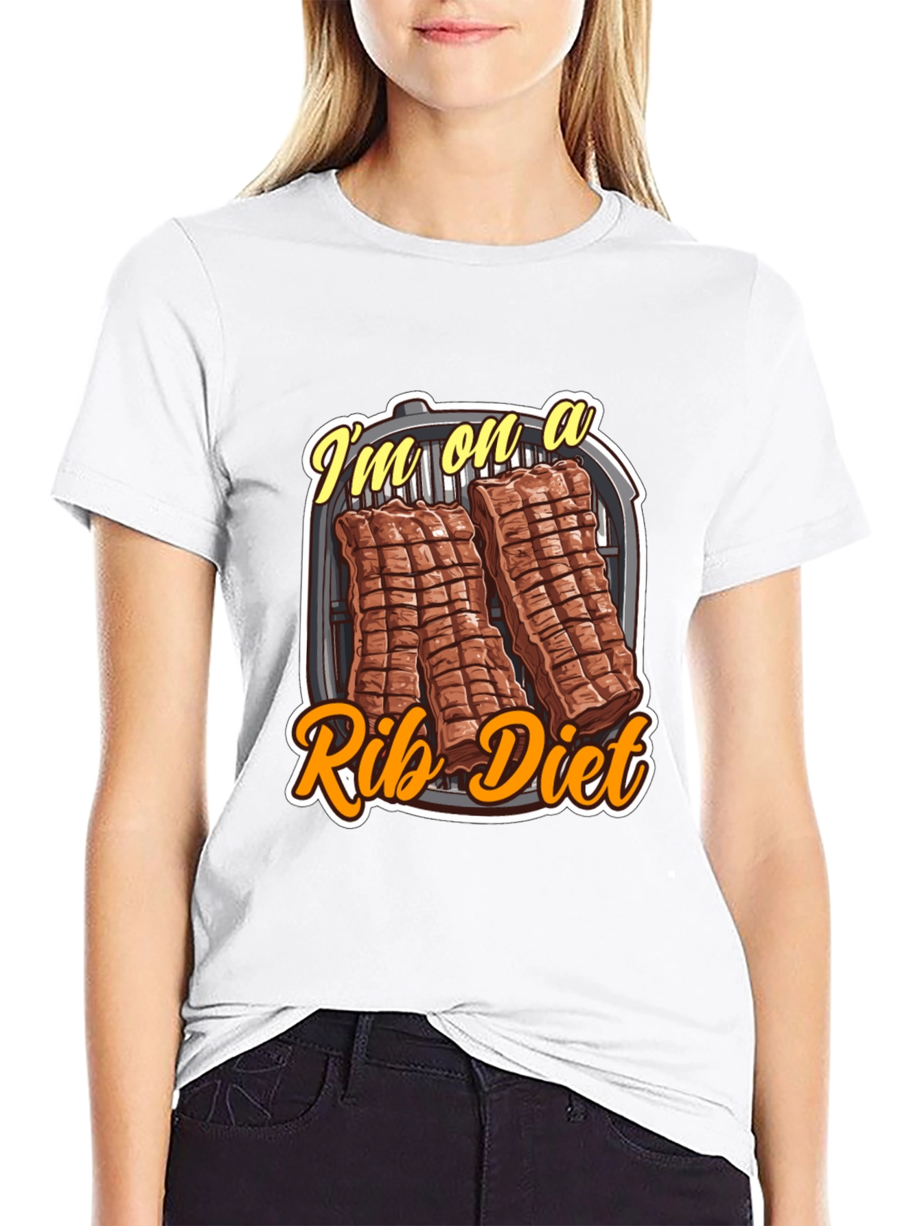 Rib Diet T-Shirt - BBQ Lover Tee