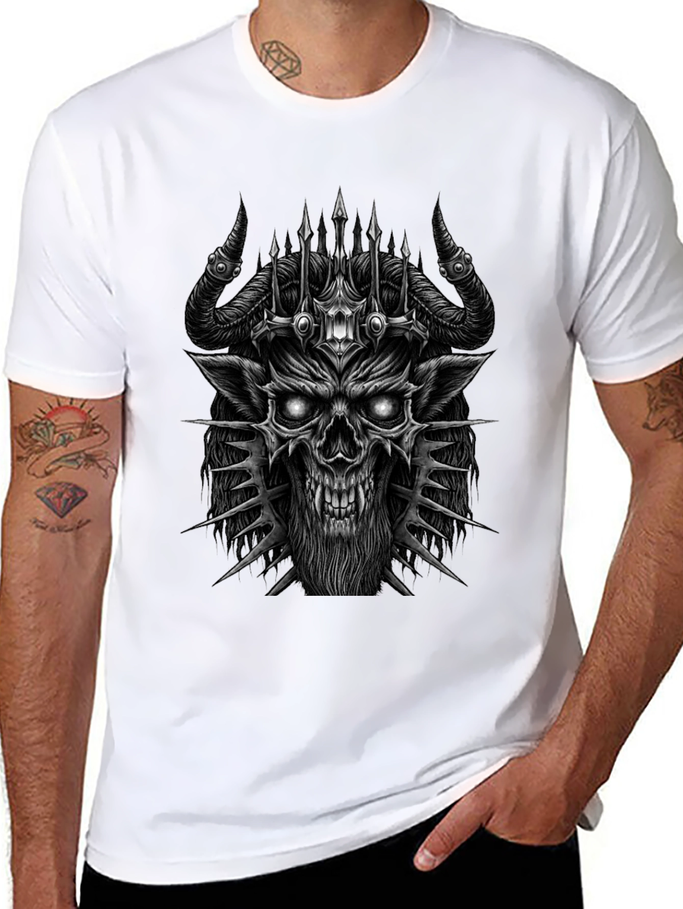 Demon King Graphic Tee - Black